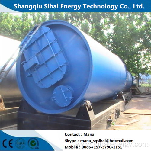 Batch handling 10 tons pyrolysis plant